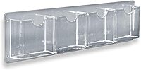 Azar Displays Wall-Mount Brochure Holders, Acrylic, Pack of 2