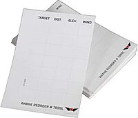 Warne Skyline One Piece Precision Mount Data Card Label Refills, 50pk, 7899L