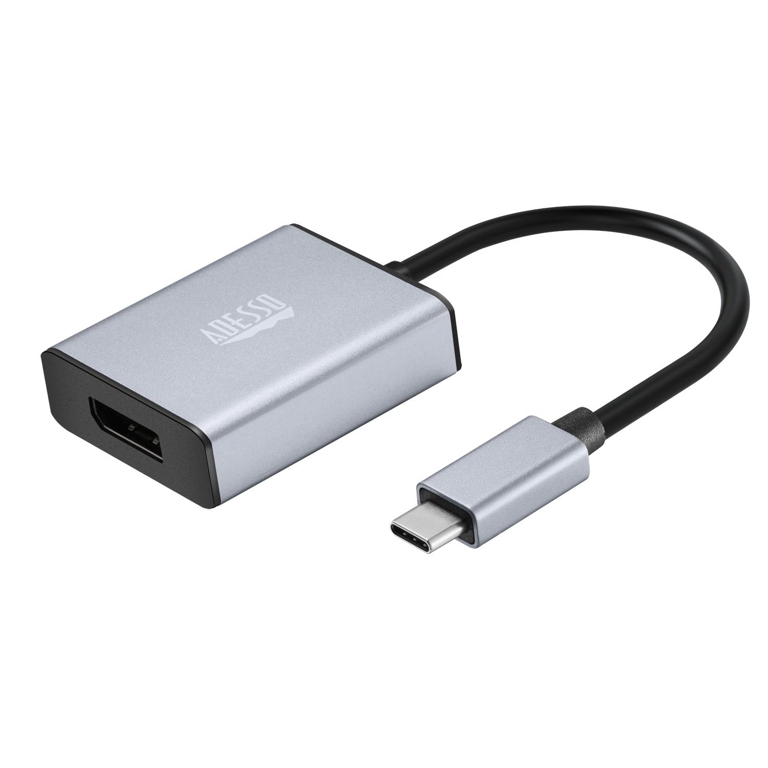 USB C to DisplayPort Adapter for Home Office (4K@60Hz), Aluminum Portable USB C Adapter for MacBook Pro, Air, iPad Pro