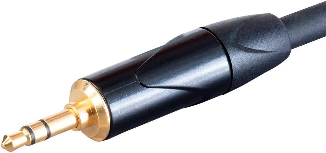 STAGE RIGHT BY MONOPRICE ON TOUR CABLES - 1/4IN TRS MALE CONNECTOR TO 1/8IN TRS 6 Feet