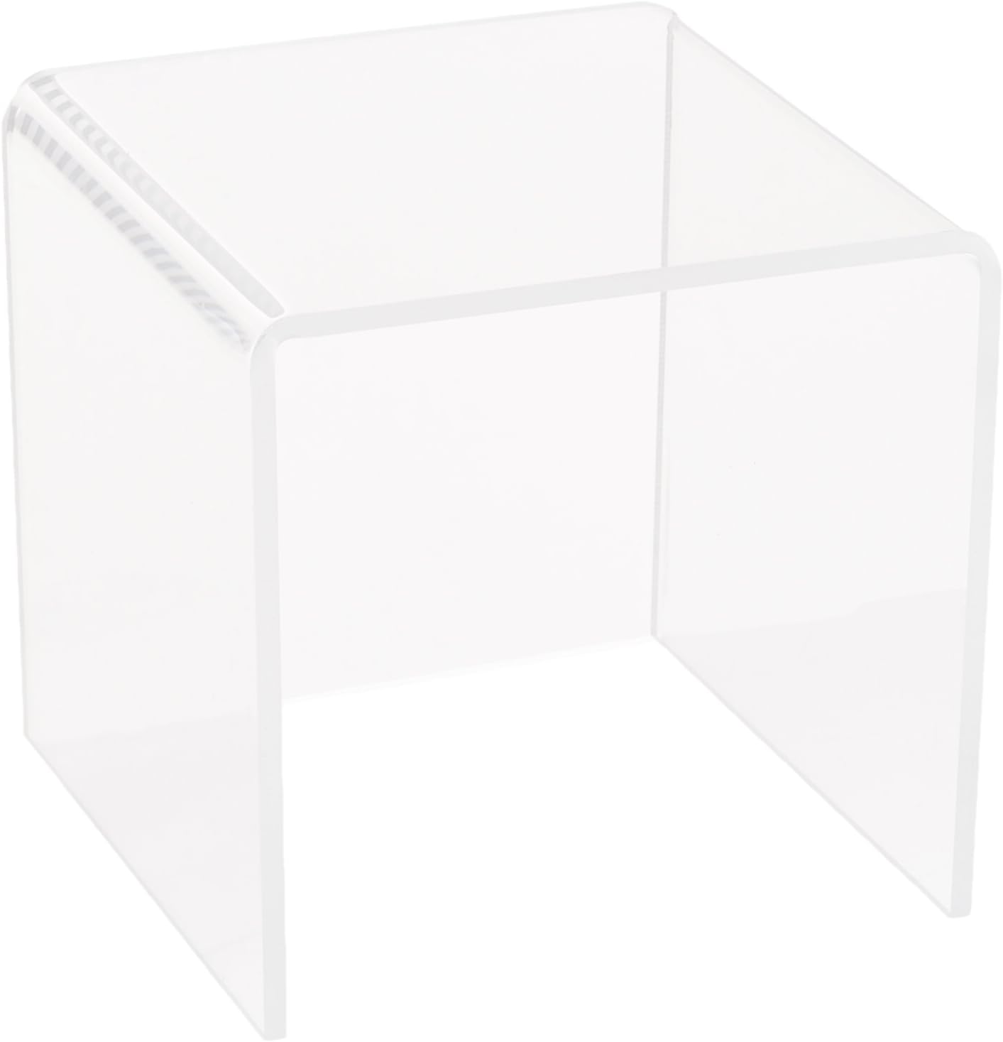 Azar Displays Clear Acrylic Riser Displays (4-Pack)