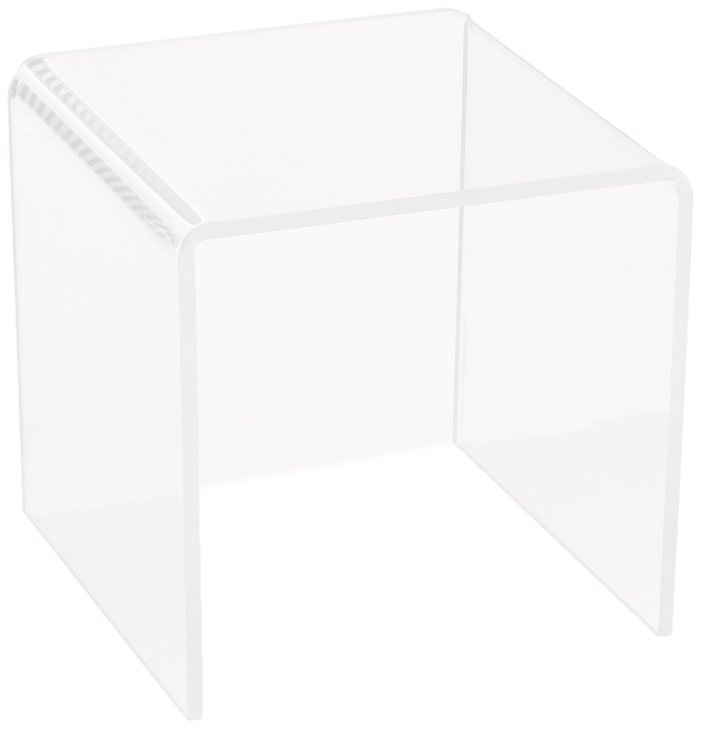 Azar Displays Clear Acrylic Riser Displays (4-Pack)