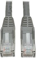 Tripp Lite Cat6 Gigabit Snagless Molded Patch Cable (RJ45 M/M) - Gray, 10-ft.(N201-010-GY)