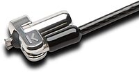 Kensington N17 Keyed Laptop Lock for Dell Devices - 6 ft Cable - Keyed Lock - Black, Silver - Carbon Steel - For Notebook, Tablet