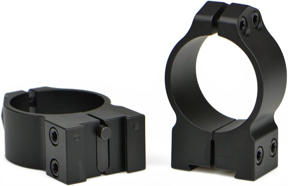 Warne 14TM Tikka Permanently Attached Scope Rings, Solid Steel, Vertically Split, 30 mm, Med Matte