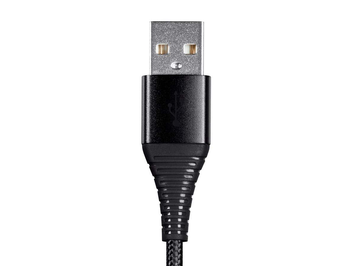 Monoprice Apple MFI Certified Lightning to USB Type A Charge & Sync Cable - Nylon-Braid, Durable, Kevlar-Reinforced