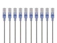Monoprice SlimRun Cat6A Ethernet Patch Cable - 30AWG UTP Snagless RJ45 10G