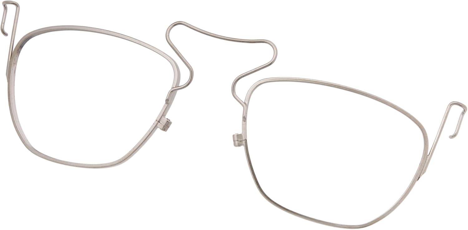 Uvex S3300X Genesis XC Safety Eyewear, Black Frame, Clear UV Extreme Anti-Fog Lens White Rx Insert