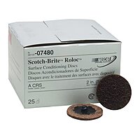 3M (MMM7480) 2" Coarse Scotch Brite(tm) Roloc(tm) Surface Conditioning Discs