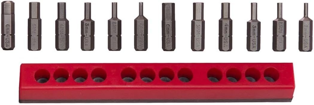 12 PC METRIC HEX & TAMPER HEX - BIT SET