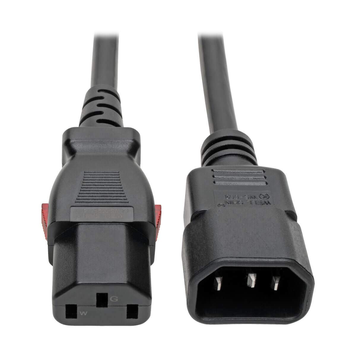 TRIPP LITE Computer Power Extension Cord (C14 to C13) Locking C13, 10A 18 AWG