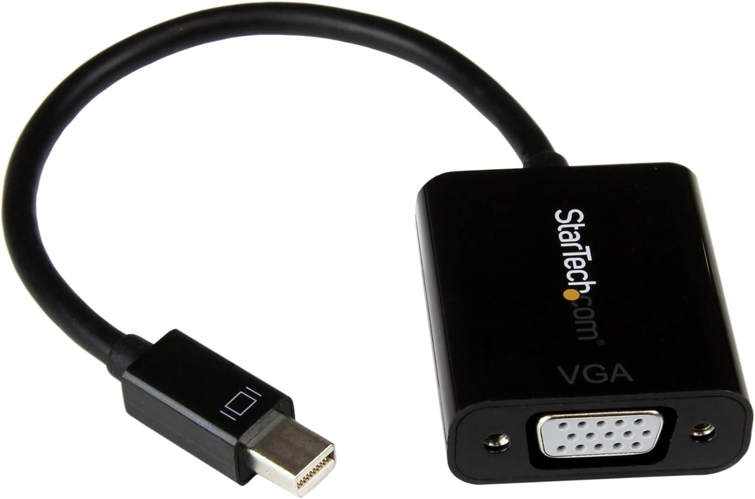 StarTech.com Mini DisplayPort to VGA Adapter - Active Mini DP to VGA Converter - 1080p Video - MAC/PC