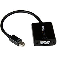 StarTech.com Mini DisplayPort to VGA Adapter - Active Mini DP to VGA Converter - 1080p Video - MAC/PC