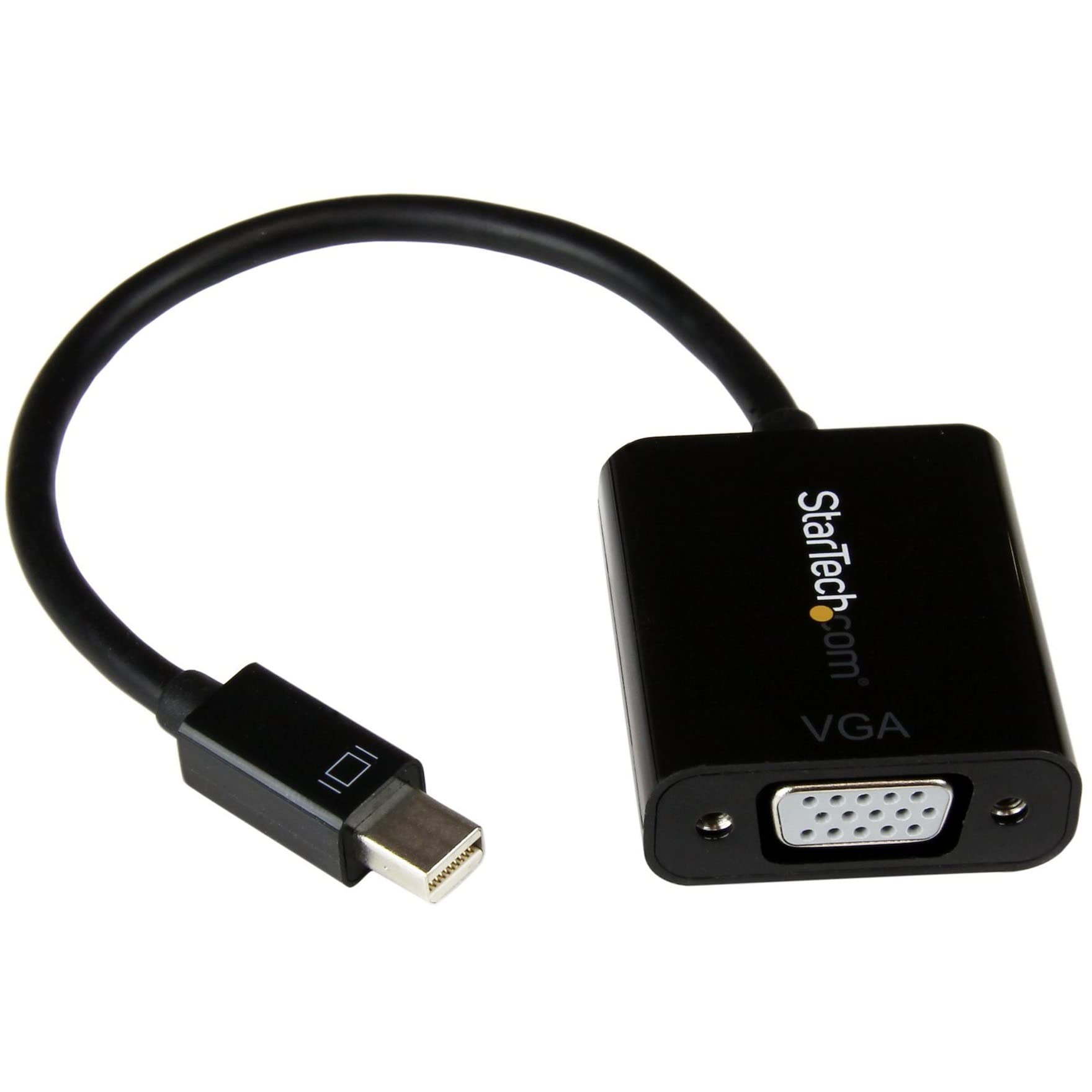 StarTech.com Mini DisplayPort to VGA Adapter - Active Mini DP to VGA Converter - 1080p Video - MAC/PC