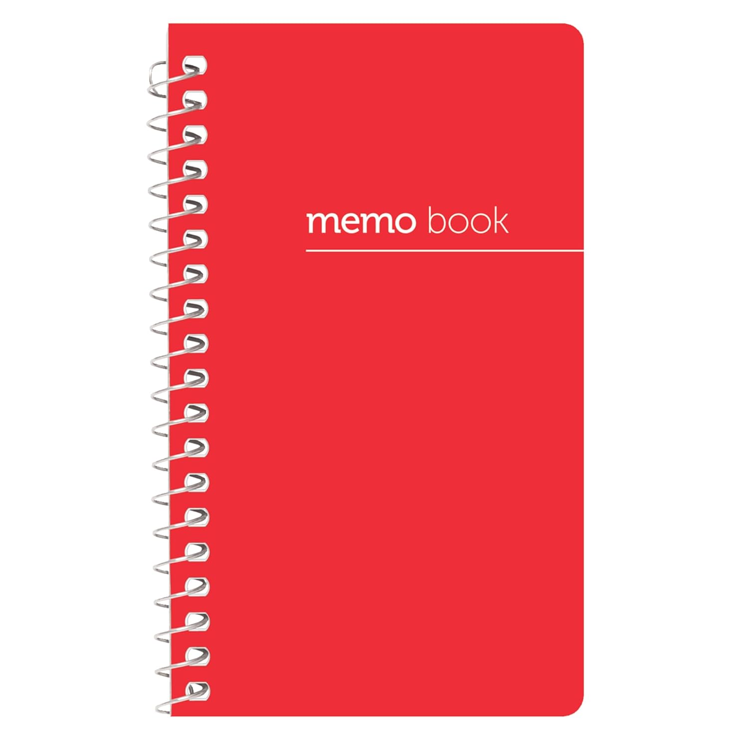 Office Depot Wirebound Side-Opening Memo Books, 3in x 5in, College Ruled, 60 Sheets, Assorted Colors (No Color Choice)