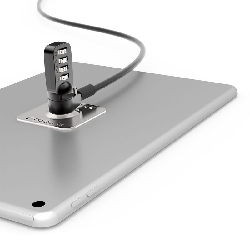 Compulocks Universal Tablet Lock with Combination Cable Lock Black