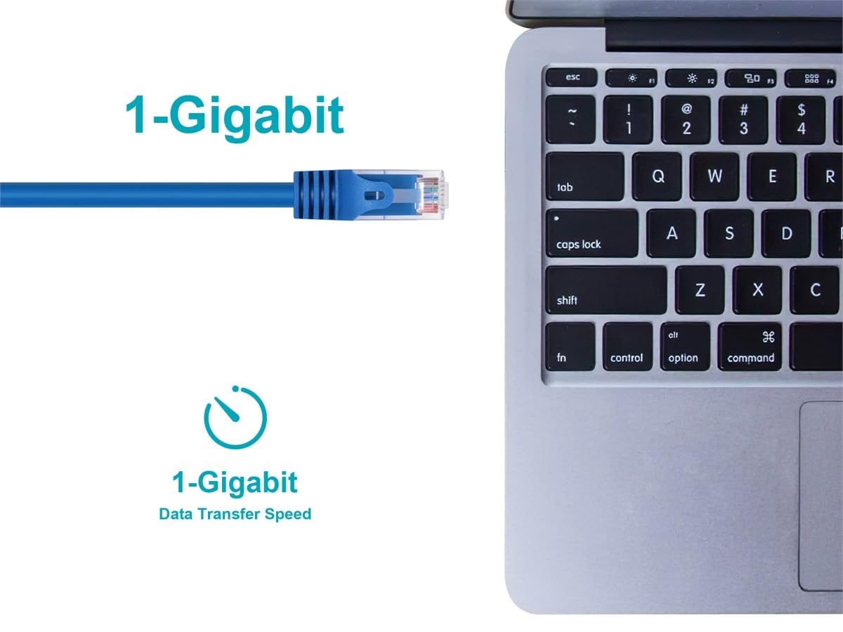 Monoprice Cat6 Flexboot Ethernet Patch Cable UTP 24AWG 550MHz Snagless RJ45