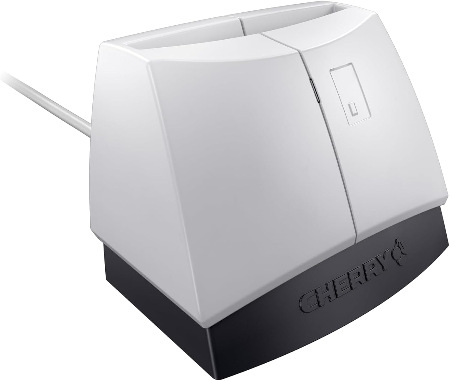 Cherry SmartTerminal ST-1144 - Smart Card Reader - USB - One Handed Operation - FIPS & TAA Compliant, Black/Grey Minimalist