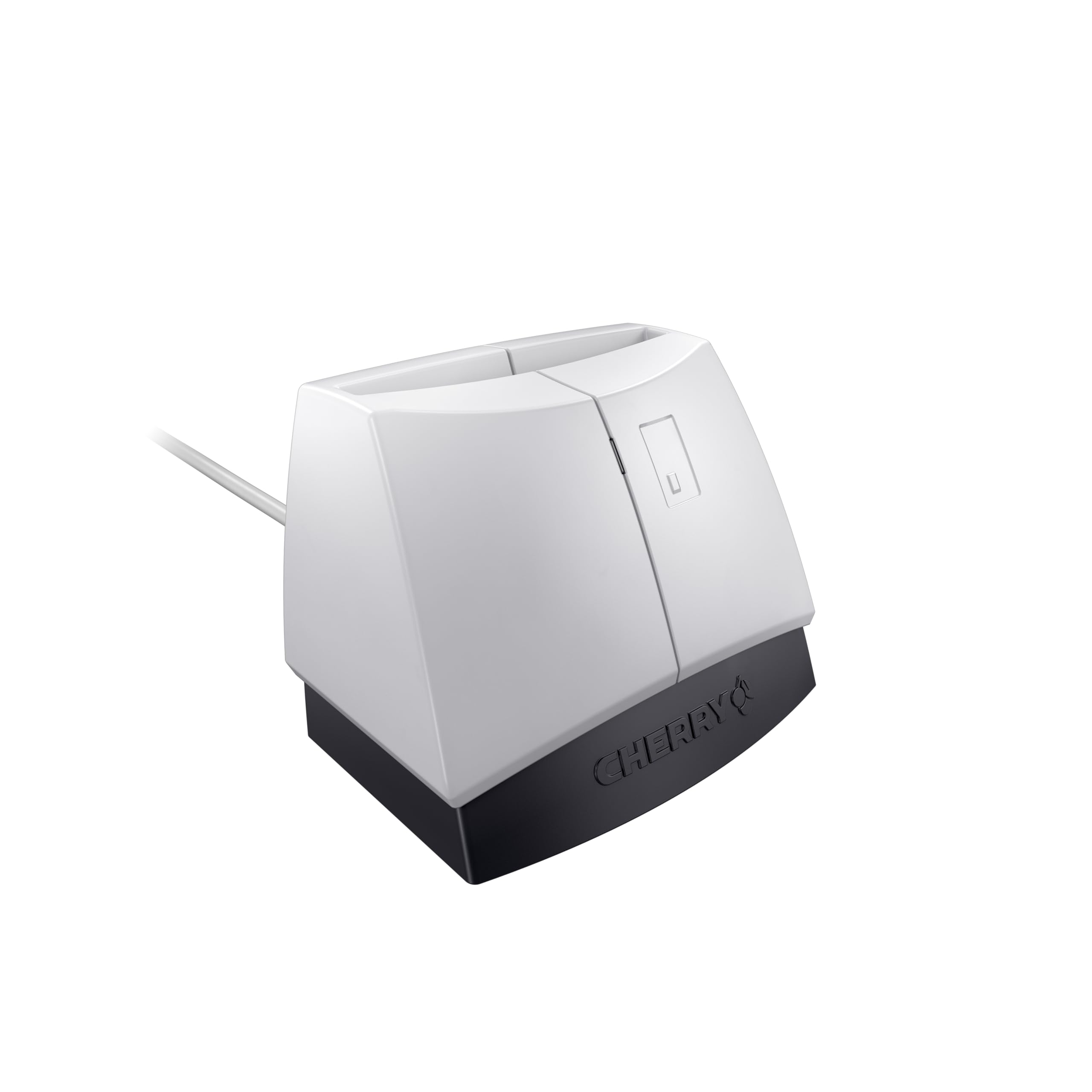 Cherry SmartTerminal ST-1144 - Smart Card Reader - USB - One Handed Operation - FIPS & TAA Compliant, Black/Grey Minimalist