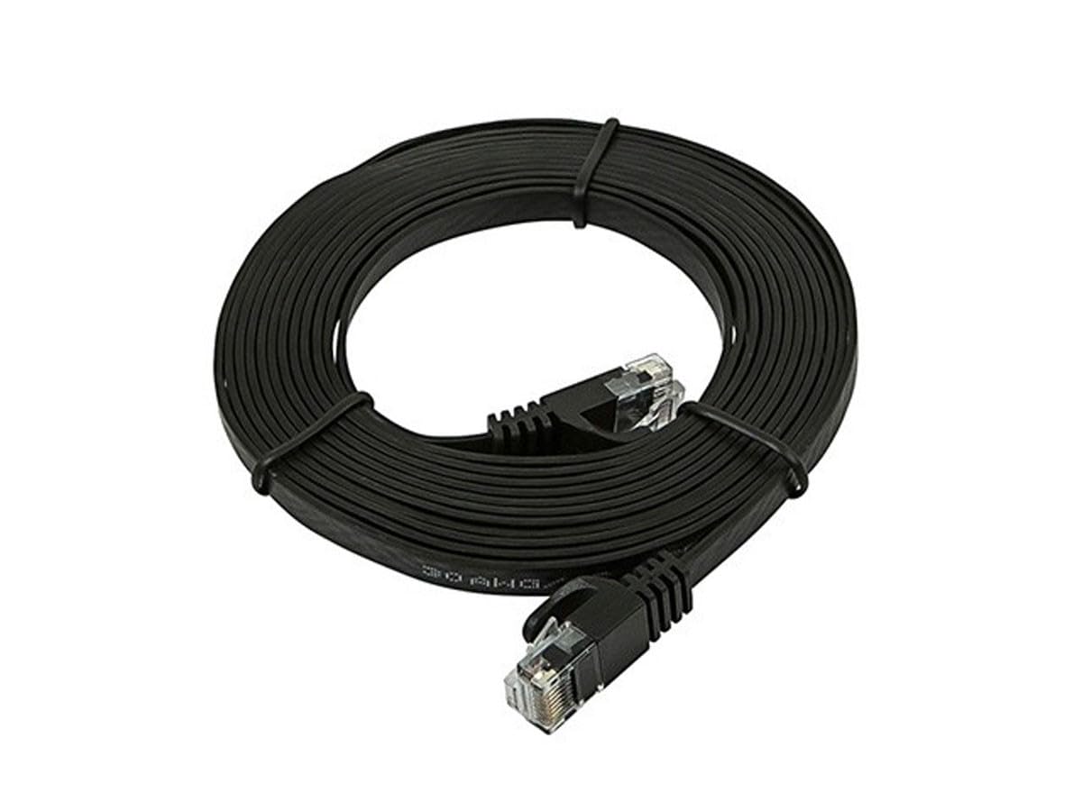 MONOPRICE Cat5e Flat Patch Cable UTP 30AWG Snagless RJ45