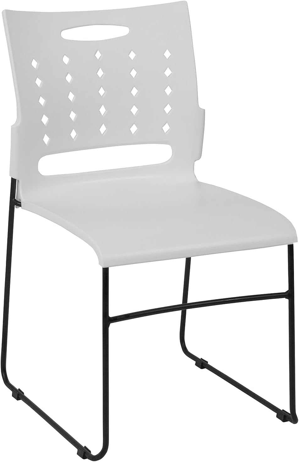 Flash Furniture HERCULES Series 881 lb. Capacity Sled Base Stack Chair with Air-Vent Back