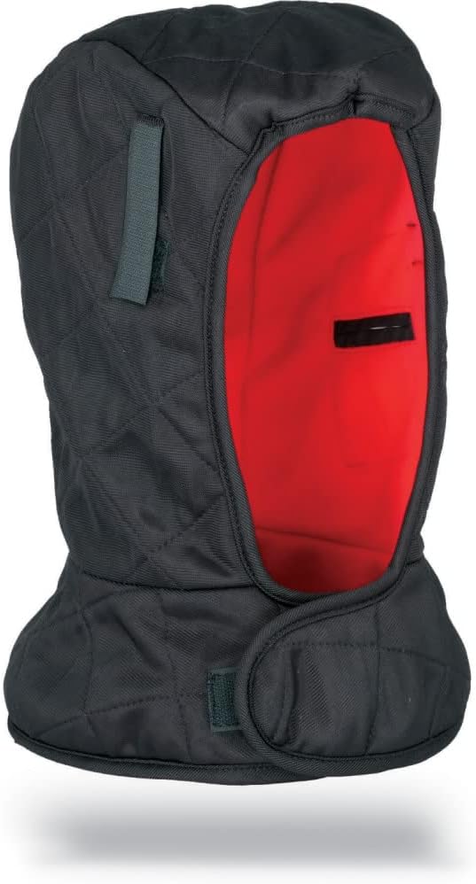 Ergodyne N-Ferno 6867 3-Layer Winter Hard Hat Liner, One Size, Black