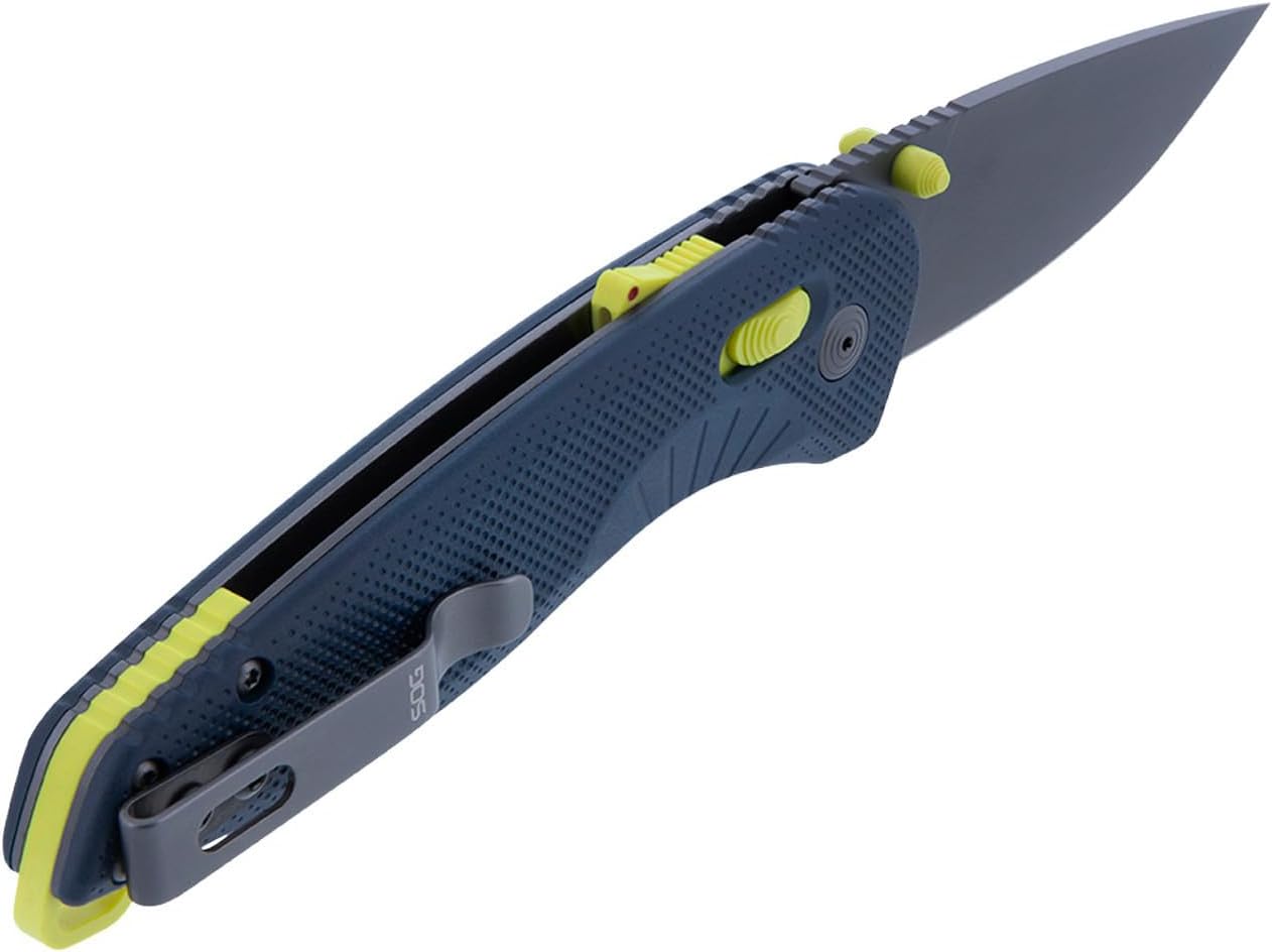 SOG Aegis AT Ambidextrous Folding Pocket Knife CRYO D2 Blade AT-XR Lock