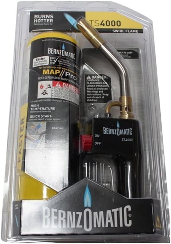 Bernzomatic Worthington Cylinder TS4000KC Map-Pro Trigger Start Torch Kit