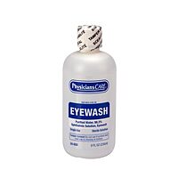 PhysiciansCare Eye Wash Solution, Sterile Isotonic Buffered Solution for Flushing & Irrigating Eyes, 8-oz Bottle