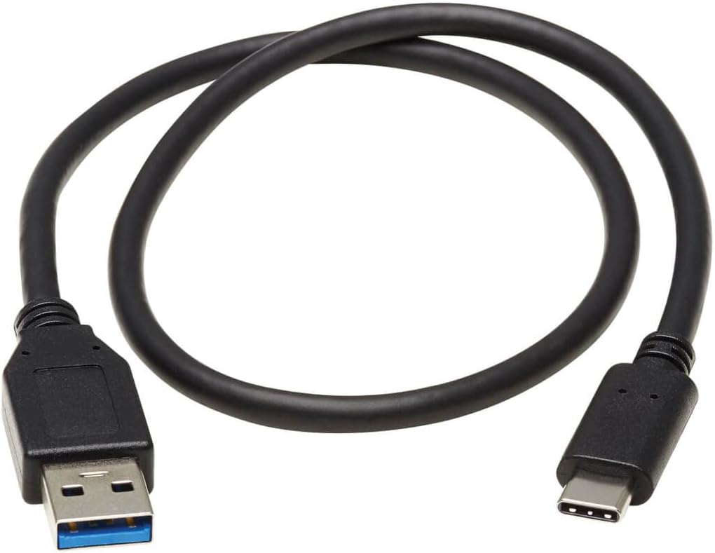 Tripp Lite USB C to USB-A Cable USB Type C 3.1 Gen 1, 5 Gbps M/20In (U428-20N)