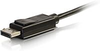 C2G Cables to Go 54301 6-ft Mini DisplayPort to DisplayPort Male/Male Adapter Cable, BK