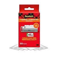 SCOTCH Thermal Laminating Pouches, 5 mil, Clear