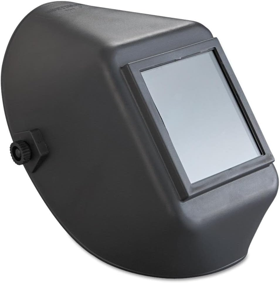 HUNTSMAN 14535 Welding Helmet - Big Window 4.5 x 5.25, Shade 10, Black