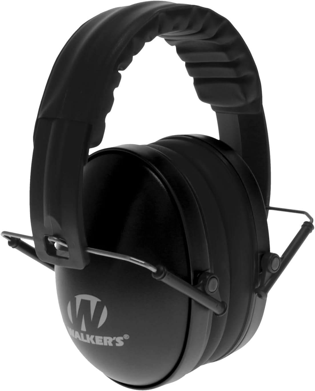 WALKER'S Youth & Women's Low Profile Folding Padded Hearing Protection Earmuffs