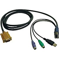 Eaton Tripp Lite Series 10ft USB/PS2 Cable Kit for KVM Switch B020-U08/U16 10ft - Keyboard/video/mouse/USB cable - P778010