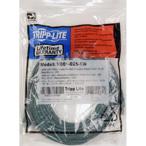 Tripp Lite Cat5e 350MHz Snagless Molded Patch Cable (RJ45 M/M)