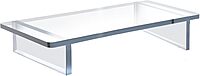 Azar Displays Deluxe Acrylic Monitor Riser Display, Clear