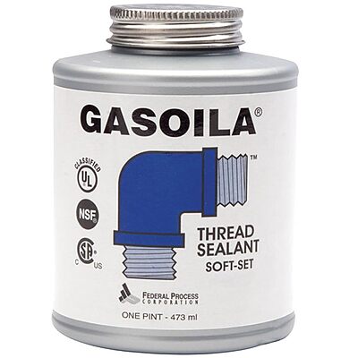 Gasoila Soft-Set Pipe Thread Sealant with PTFE – Non-Hardening Paste for Metal & Plastic