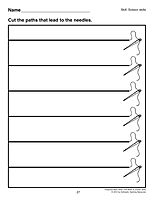 Preschool Basic Skills: Fine-Motor & Scissor Skills