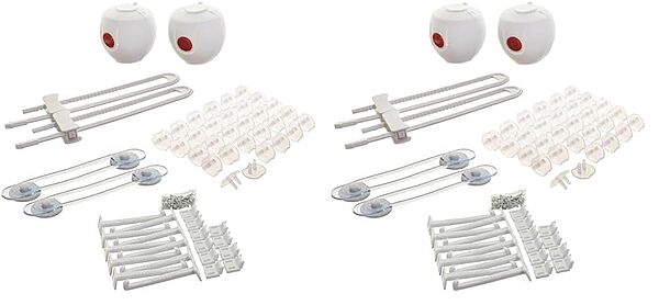 Dreambaby 46 Piece Home Safety Kit (Pack of 2) 46 Piece Set (Pack of 2)
