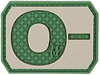 MAXPEDITION Gear Blood Type PVC Morale Patch