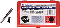 Pachmayr Master Gunsmith Hex Head Ring and Base Screw Kit, 142 Piece