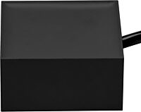 Bostitch Office Konnect Power Hub, Two Outlets Charging Station for Desktop, Shallow Tray Top, Black