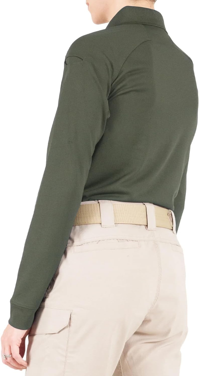 First Tactical Women's Performance Long Sleeve Polo