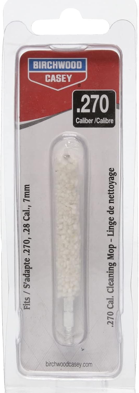 Birchwood Casey Durable Versatile Gun Maintenance Scrubbing Cleaning Cotton Bore Mop