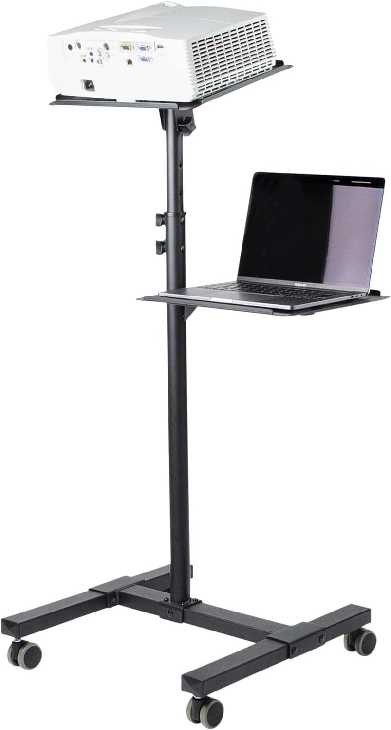 StarTech.com Mobile Adjustable Cart - Height Adjustable Rolling Workstation