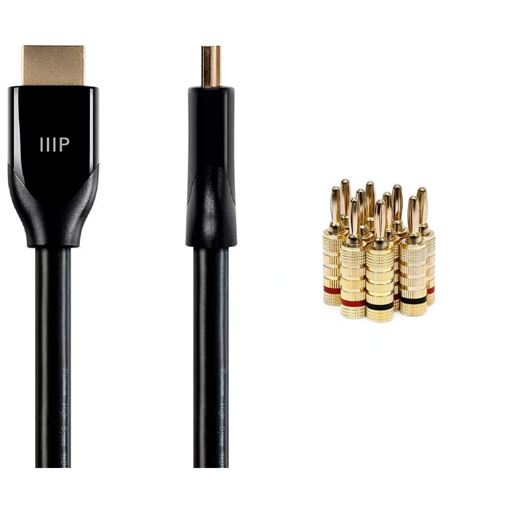 Monoprice Certified Premium High Speed HDMI Cable - 4K60Hz 18Gbps HDR