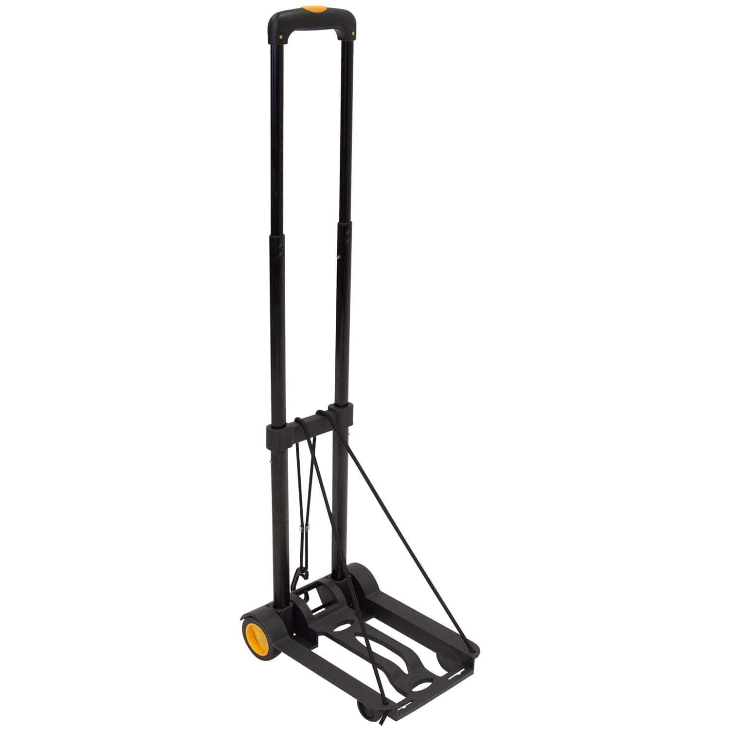 Mount-It! MI-912 Luggage Folding Cart And Dolly, 17inH x 3inW x 9inD, Black