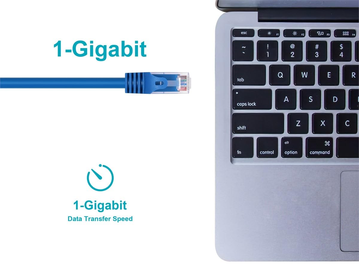 Monoprice Cat6 Flexboot Ethernet Patch Cable UTP 24AWG 550MHz Snagless RJ45