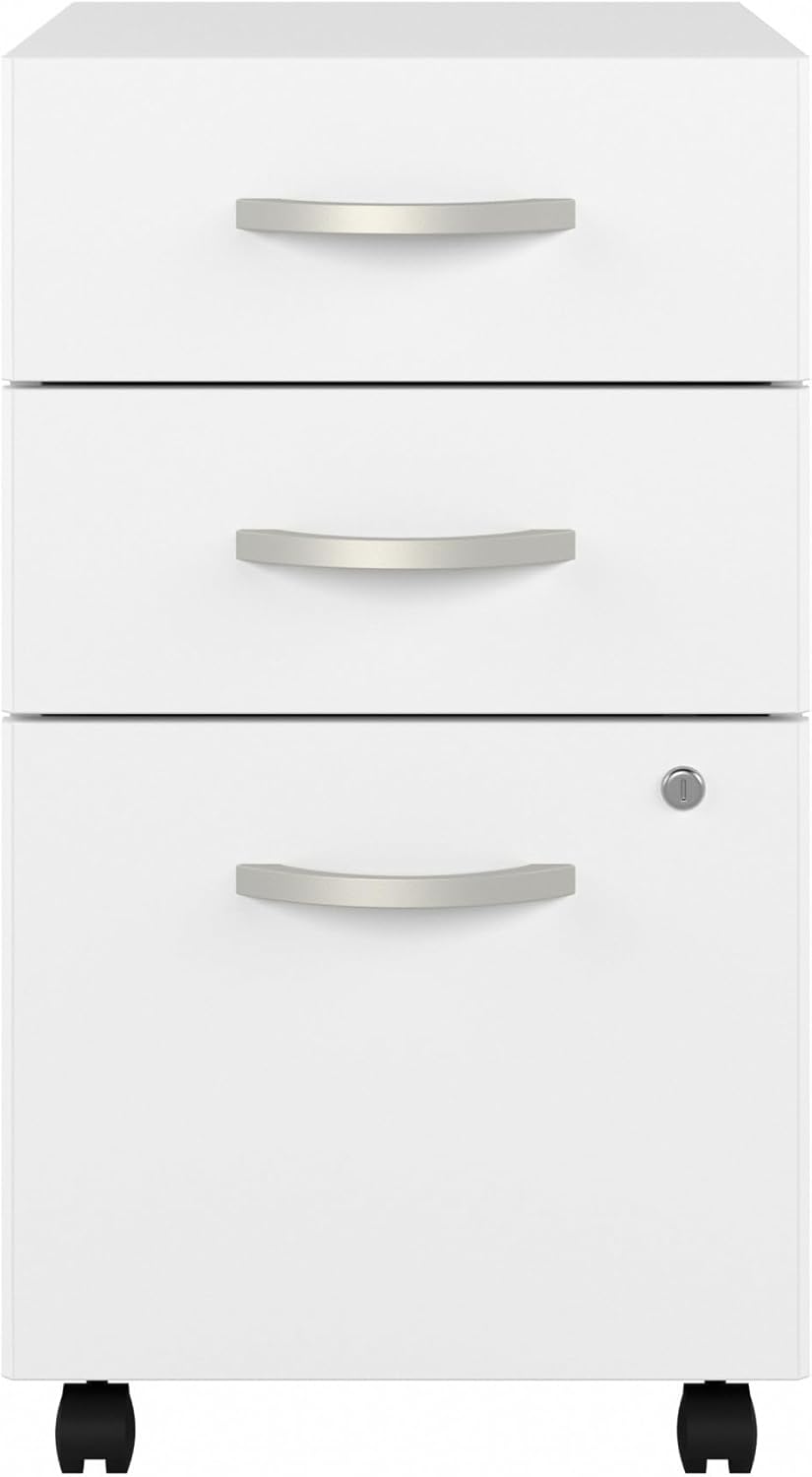 Bush Business Furniture Studio C 3-Drawer Mobile File Cabinet